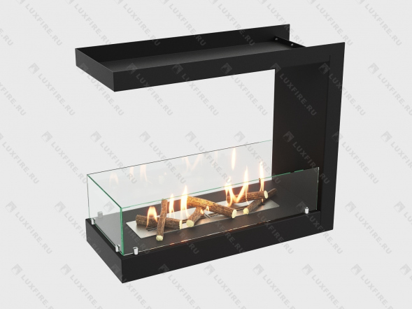 Встроенный биокамин Lux Fire Торцевой 755 М