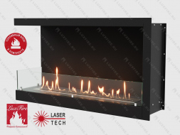 Встроенный биокамин Lux Fire Угловой 1155 М (левый угол)