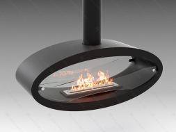 Подвесной биокамин Lux Fire "Эллипс" 1200