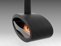 Подвесной биокамин Lux Fire "Эллипс" 1200