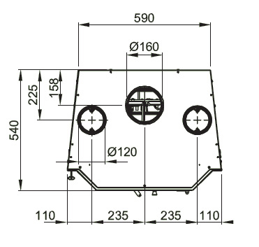 Insert 70 Pryzma with fan